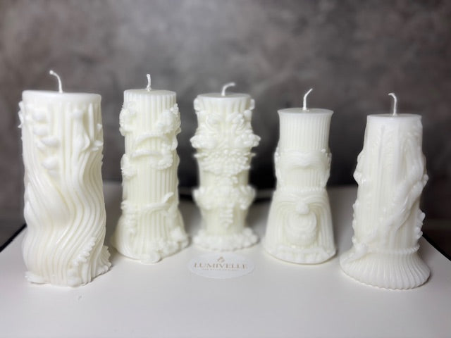 Свещ Вълнообразна в 5 различни модела