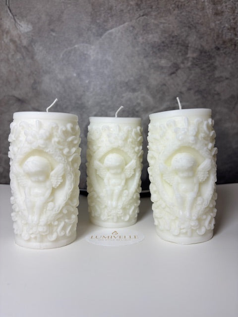 Свещ 3D Ангел