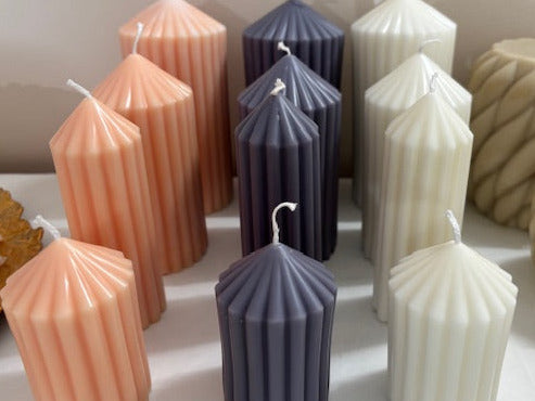 Свещ КОЛОНИ 3D 4 броя комплект