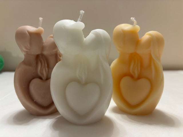 Свещ МЪЖ И ЖЕНА СЪС СЪРЦЕ