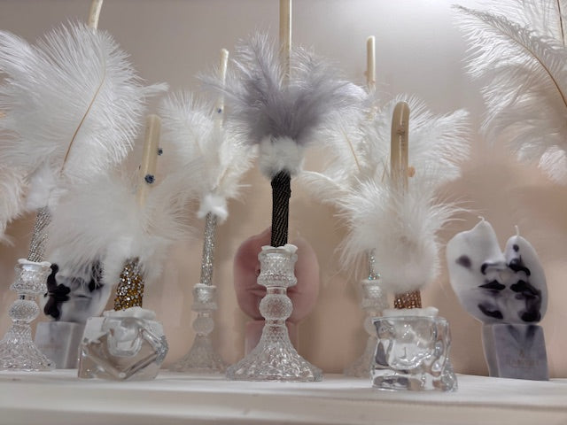 РИТУАЛНИ ПРАЗНИЧНИ СВЕЩИ С ПЕРА