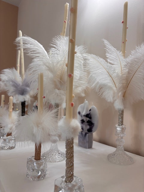 РИТУАЛНИ ПРАЗНИЧНИ СВЕЩИ С ПЕРА