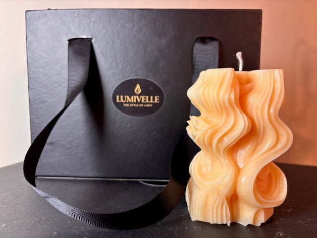 Свещ ВЪЛНООБРАЗНА РУСТИК