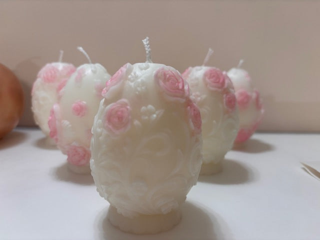 Свещ ЯЙЦЕ С ЦВЕТЯ