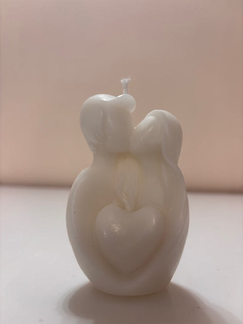 Candle MAN AND WOMAN WITH A HEART