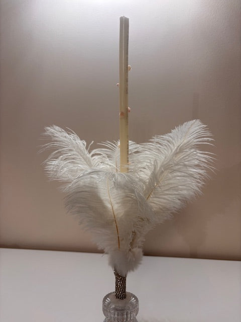 RITUAL CELEBRATION CANDLE WITH FEATHER
