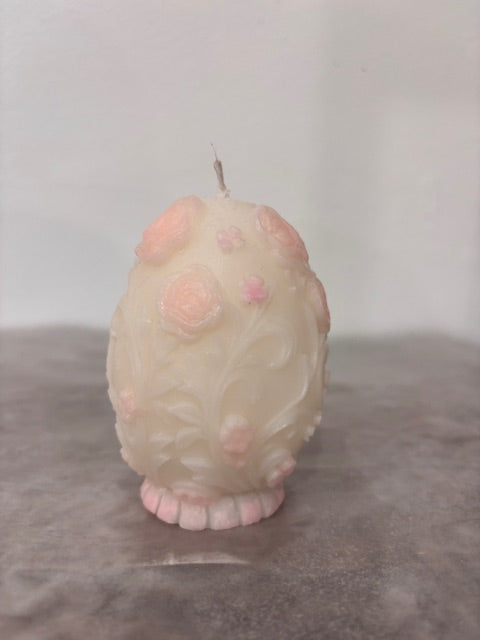 Свещ ЯЙЦЕ С ЦВЕТЯ