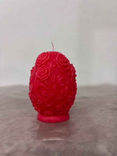 Свещ ЯЙЦЕ С ЦВЕТЯ