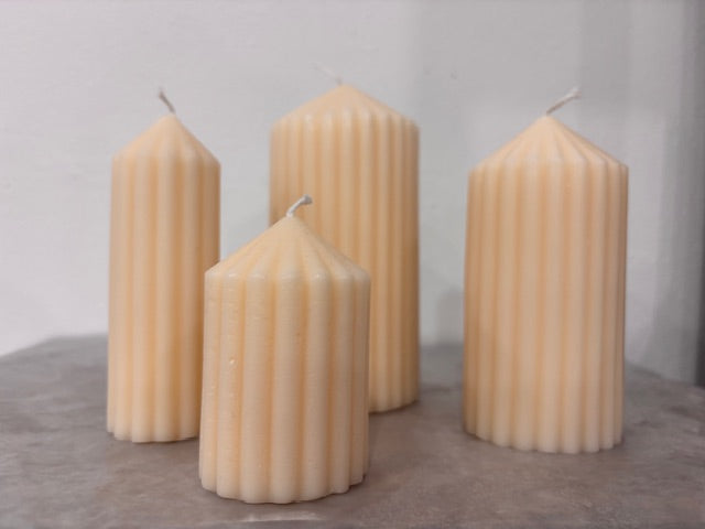 Свещ КОЛОНИ 3D 4 БРОЯ В КОМПЛЕКТ