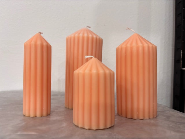 Свещ КОЛОНИ 3D 4 БРОЯ В КОМПЛЕКТ