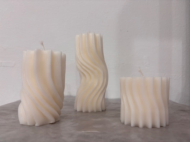 Свещ ВЪЛНООБРАЗНА 3 БРОЯ В КОМПЛЕКТ