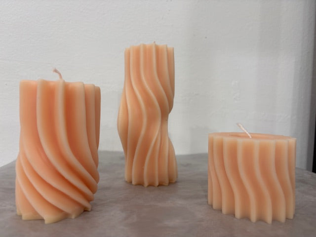 Свещ ВЪЛНООБРАЗНА 3 БРОЯ В КОМПЛЕКТ