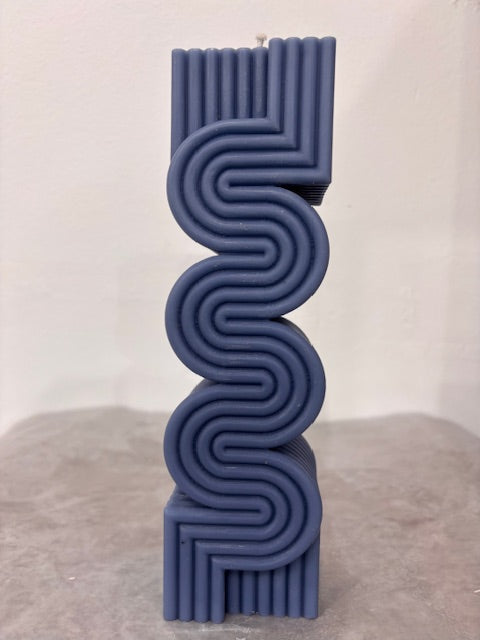 Candle COLUMNS OF WAVES